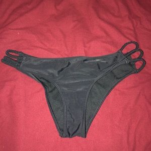 Hollister black, large bikini bottom
